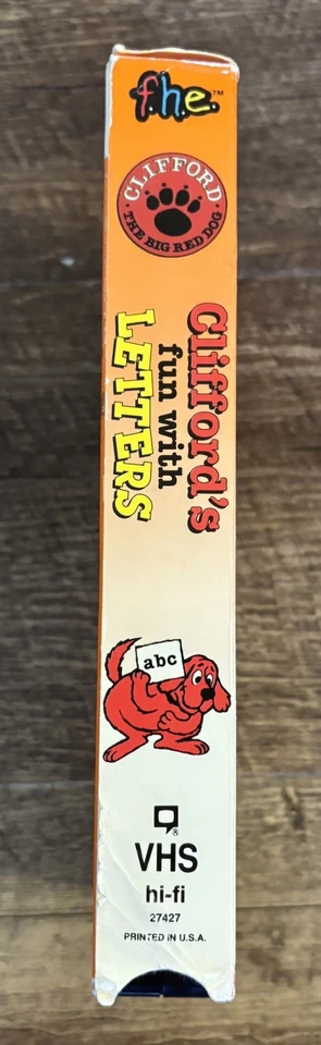 Cliffords Fun With Letters VHS Tape 1992 Kids Alphabet Learning Educational Show - Image 4 of 4