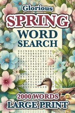 Spring Word Search Large Print: 2000 Words - 84 Puzzles - Big Font Find...