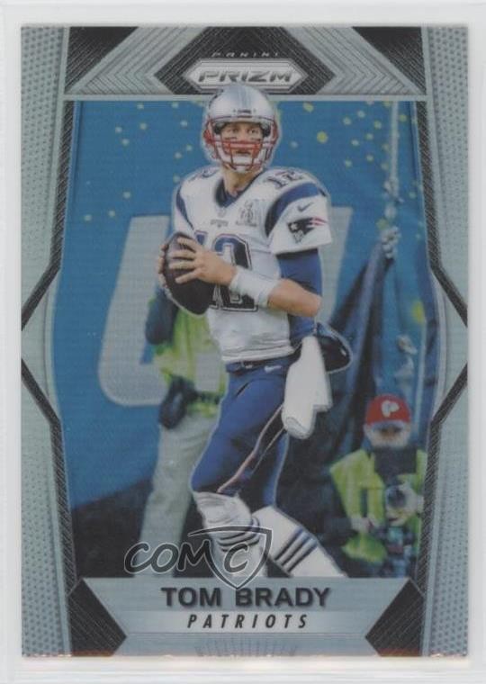2017 Panini Prizm Silver Prizm Tom Brady #33