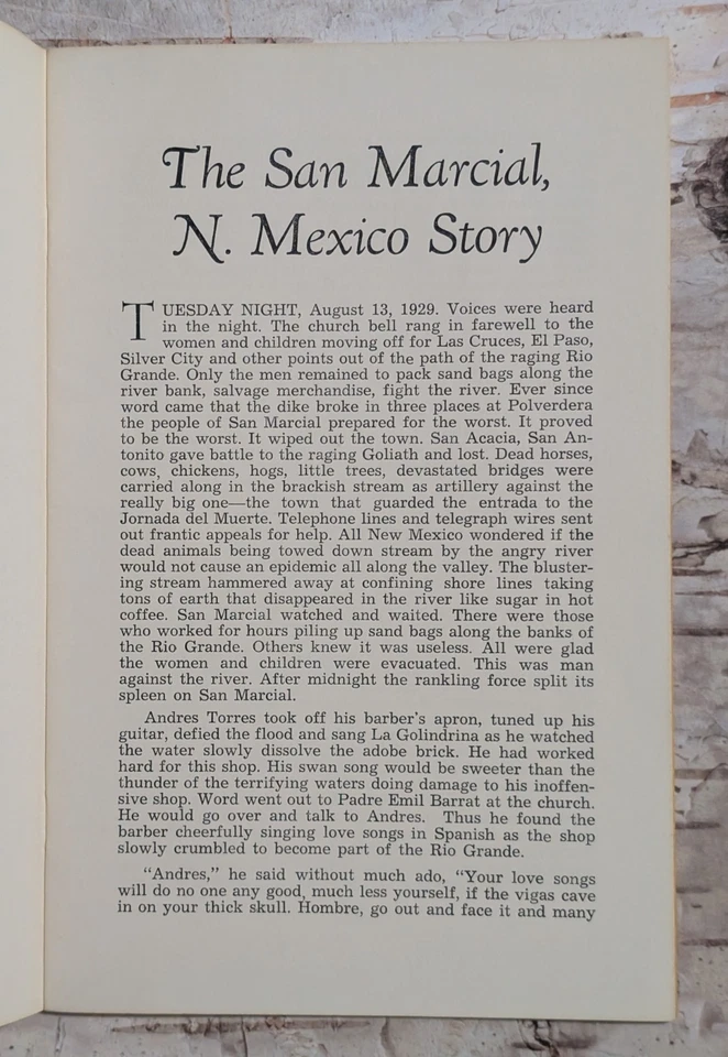 The San Marcial (New Mexico) Story - F. Stanley (1960 Booklet) Rare History  - Image 2 of 4