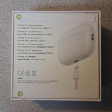 Apple AirPods Pro 2nd Gen White MagSafe Charging Case USB-C Bluetooth Wireless