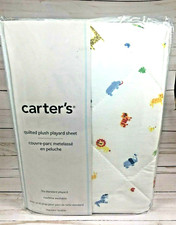 Carter's Quilted Plush Playard Sheet Cover Pack 'N Play Safari Animals 27"x39"
