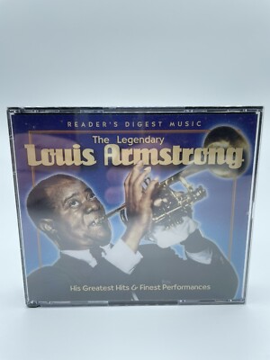 Sealed The Legendary Louis Armstrong Reader s Digest 3 CD set Rare