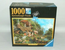 2016 Ravensburger 1000 Piece Jigsaw Puzzle Cottage On The Lake 82-265