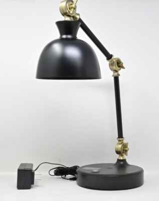 OttLite Wellness Series Wireless Charging LED Adjustable Executive Desk Lamp