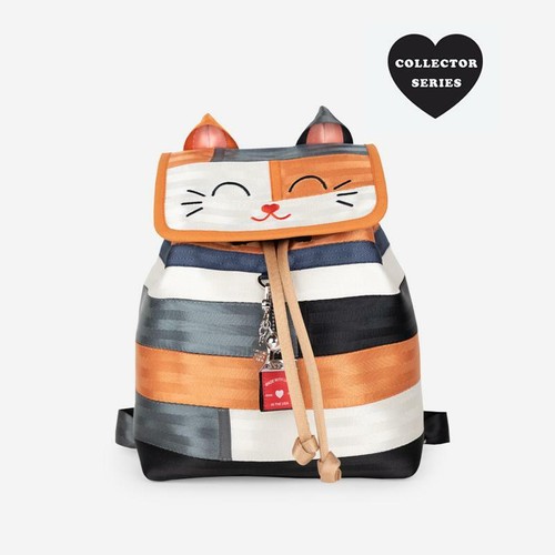 Backpack Seatbelt Kitty Cat Calico 