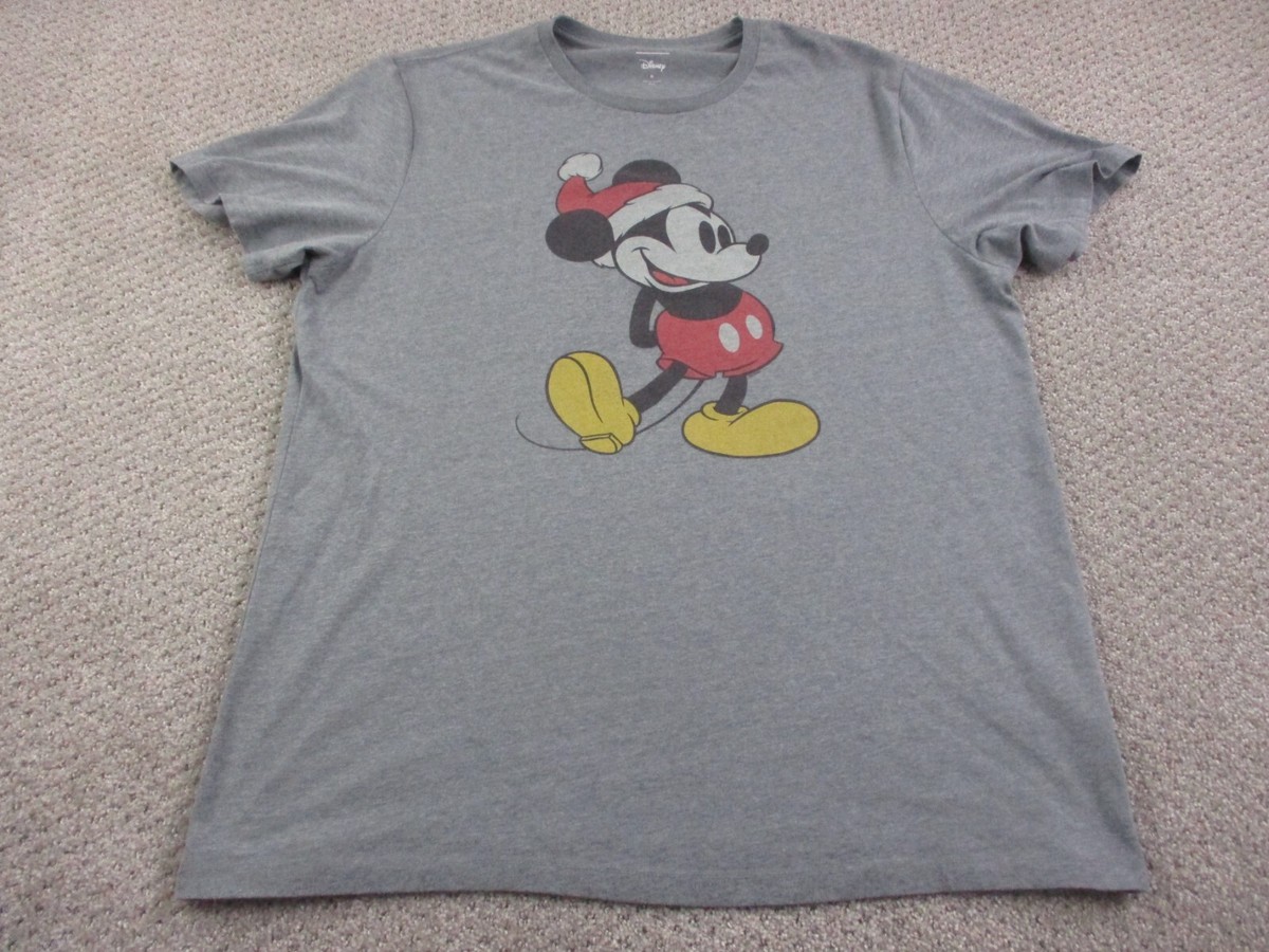 Disney Mickey Mouse Shirt Adult Extra Large Gray Old Navy Casual