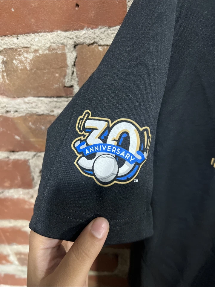 Camiseta deportiva de béisbol grande Rancho Cucamonga Quakes del equipo Nike 30th MILB Foto 2 de 4