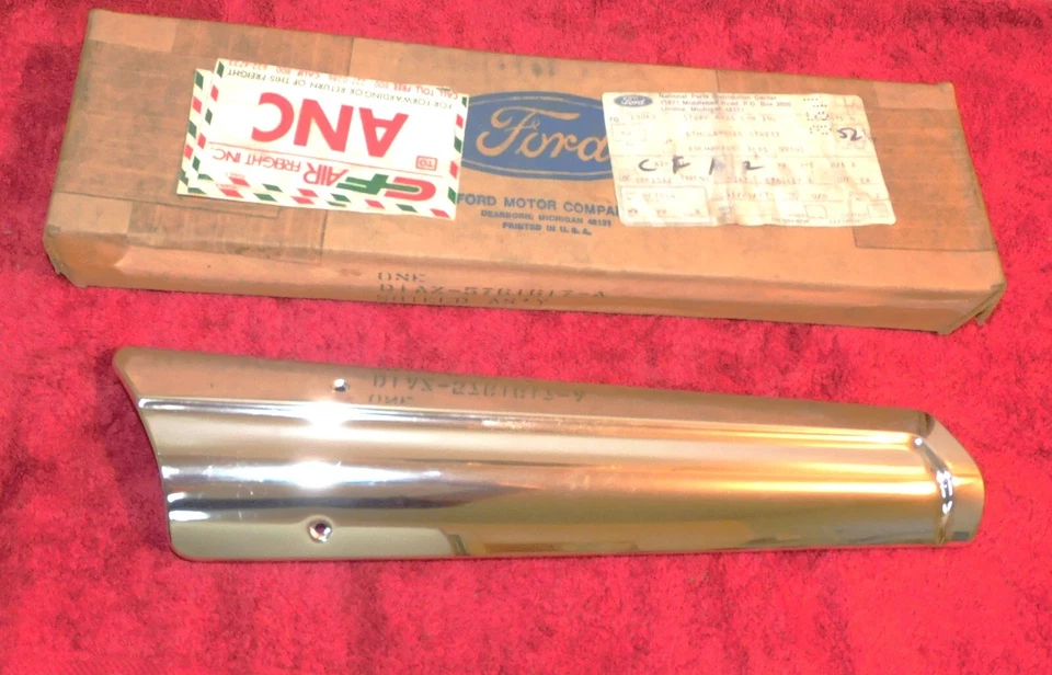 Galaxie 500 LTD 1971 1972 Marquis Brougham Nuevo de Lote Antiguo LH Asiento Delantero Alto Protector Lateral Trasero Foto 2 de 4