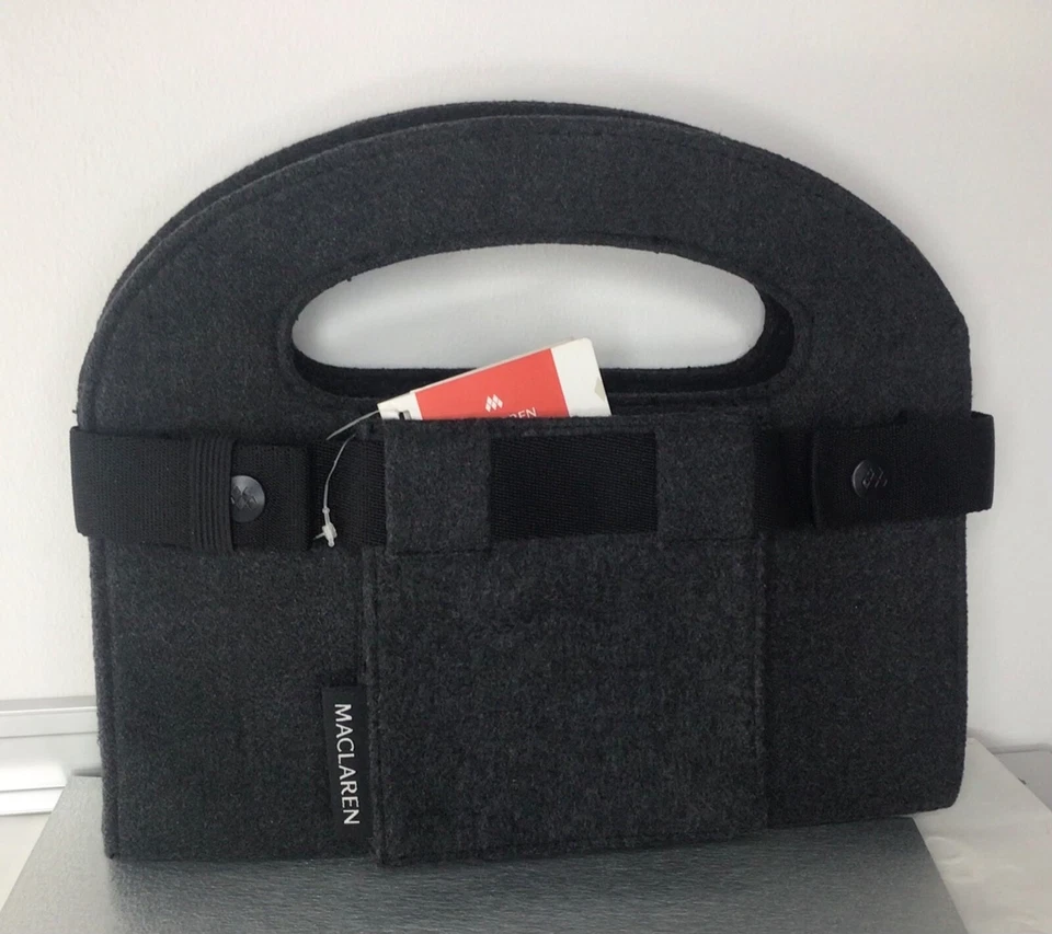 MACLAREN: новый с Ярлыками - уголь серый войлок мини утилиты сумка с короткими ручками для детской коляски  - Изображение 4 из 4