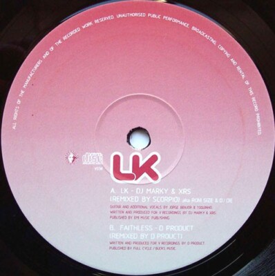 DJ Marky & XRS / D Product   LK (Scorpio Remix) / Faithless (D Product Remix) 