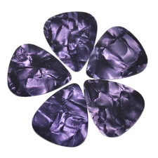 100pcs thin 0.46mm Blank Guitar picks Celluloid For Acoustic Guitar Pearl Purple