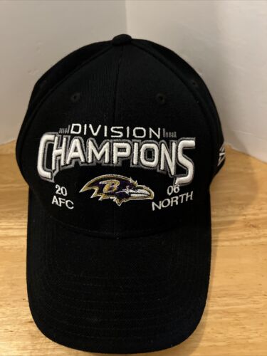Baltimore Ravens Division Champions 2006  AFC Champions Reebok Hat - NFL - Picture 1 of 8
