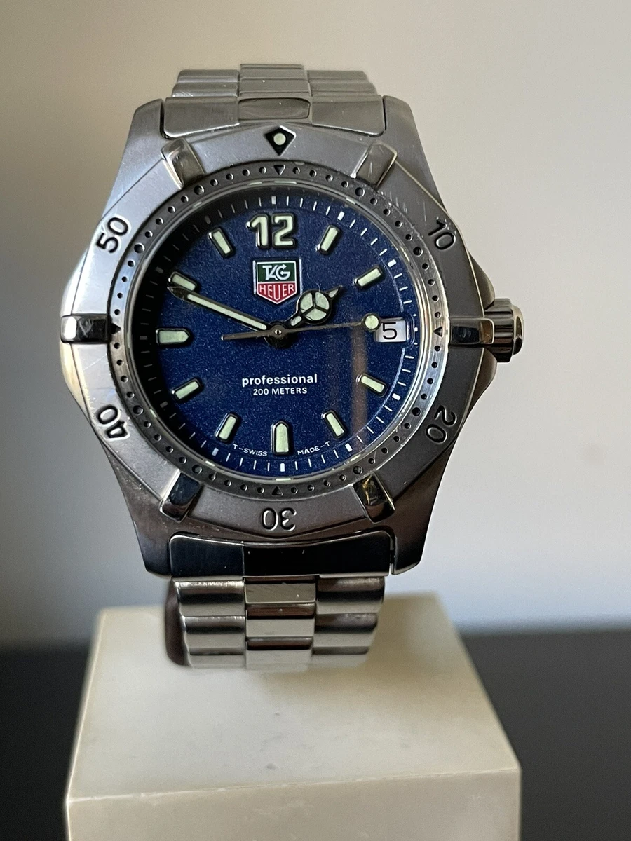 TAG Heuer Professional WK1213 200m Quartz Watch 34mm eBay