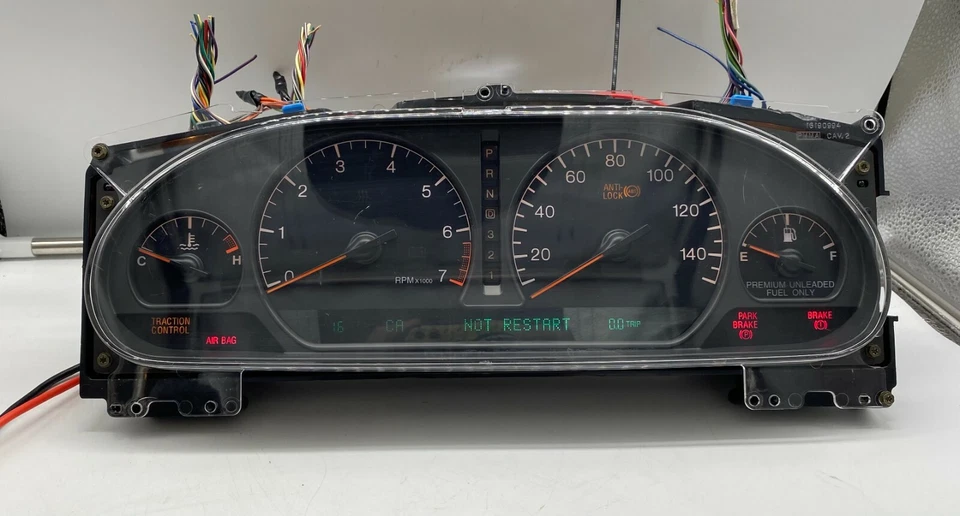 1998 CADILLAC EL DORADO Б/У ПРИБОРНАЯ ПАНЕЛЬ ПРИБОРНАЯ ПАНЕЛЬ ДЛЯ ПРОДАЖИ (MPH) - Изображение 2 из 4