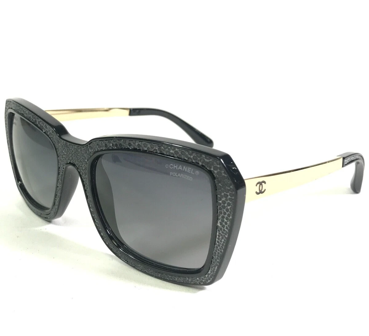 Chanel - Square Sunglasses - Dark Tortoise Brown Polarized