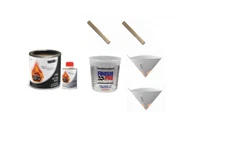 High Teck Hot Rod Black Single Stage QUART Size Kit +Activator! 1401 & 1020