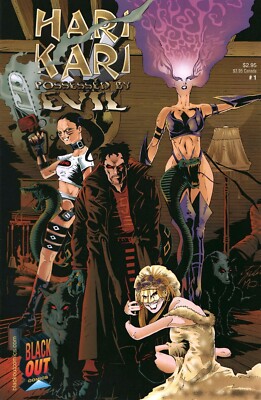 Blackout Comics Hari Kari Possessed By Evil Comic Book #1 (1997) High Grade