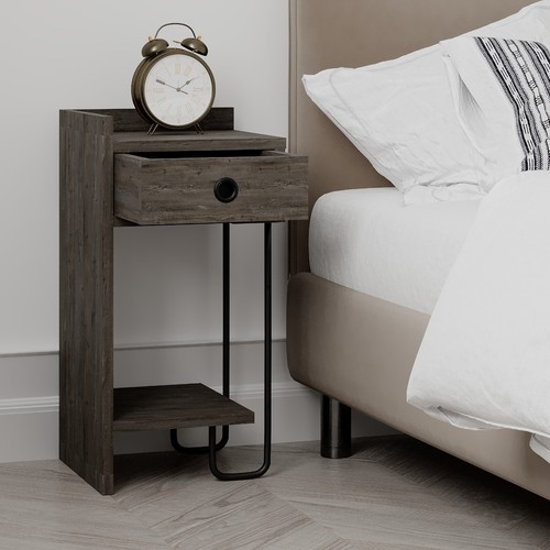 SIRIUS Nachttisch Links für Schlafzimmer, Lampenhalter, DECORTIE - Bild 12 von 17
