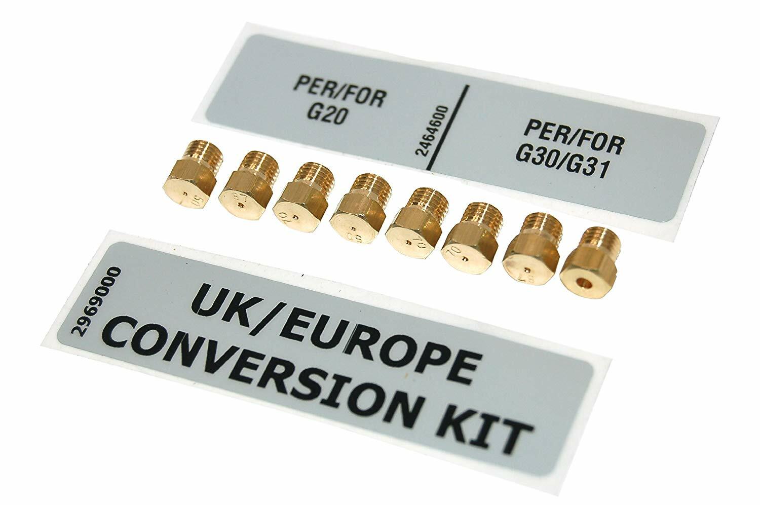 BOSCH NEFF SIEMENS 5 Burner Inc Wok Burner up to 4kw GAS HOB LPG CONVERSION KIT