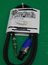 5 Foot Speaker Cable 1/4" TS to Neutric Male