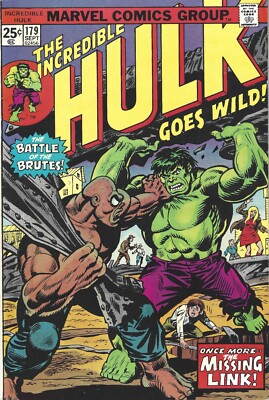 The Incredible Hulk: Issue 179: September 1974: Re-Enter the Missing Link!
