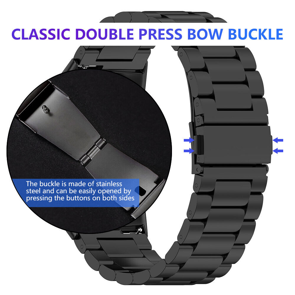 For Google Pixel Watch 2 1 Band Adjustable Metal Stainless Steel Bracelet  Strap