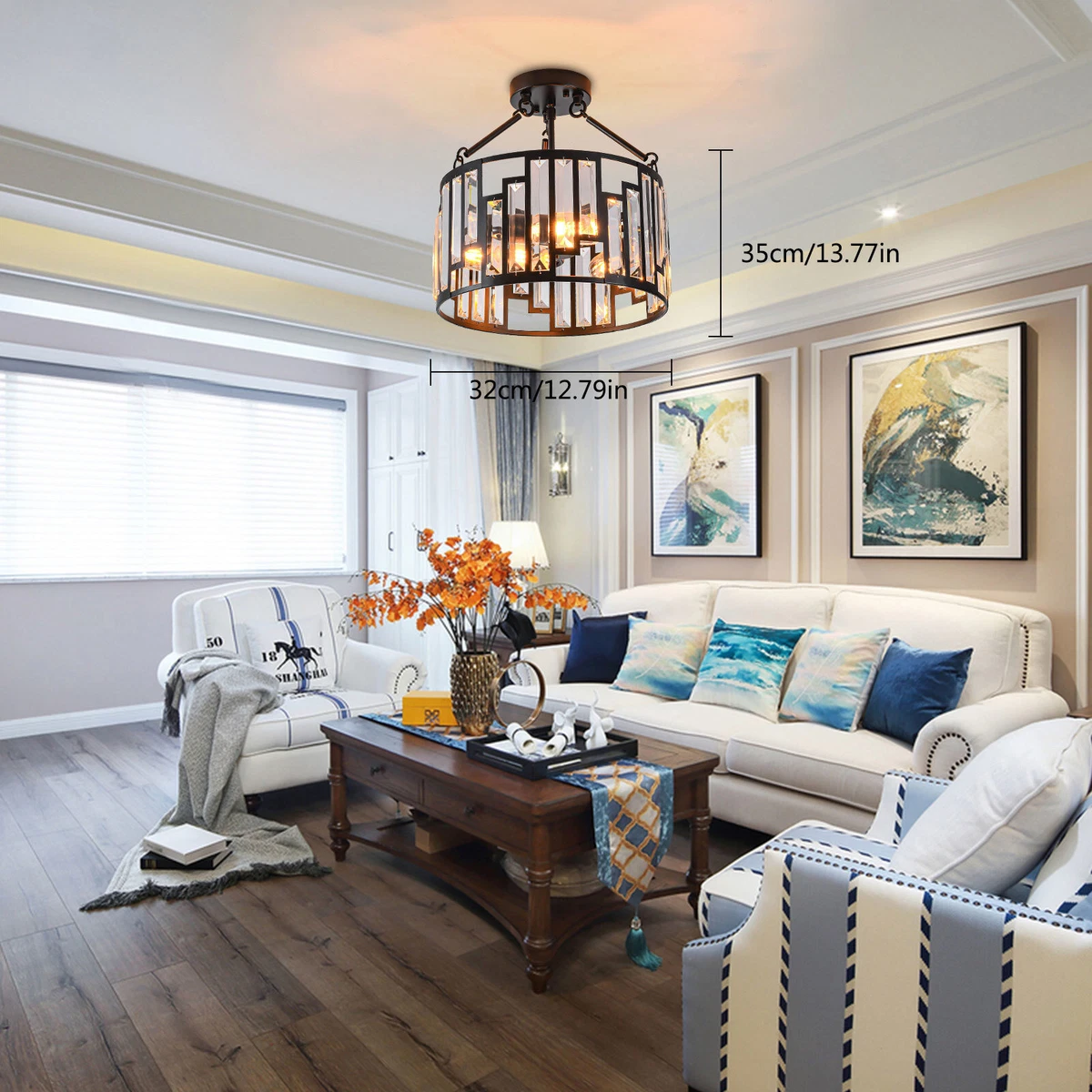Round farmhouse light fixture deals