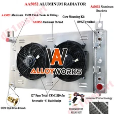 Radiator+Shroud Fan Kits For 1999-2013 Chevy Silverado GMC Sierra 1500 2500 28"