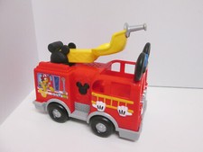 2011 Mattel Disney Mickey Mouse Clubhouse Fire Truck Engine W/Sound Save the Day