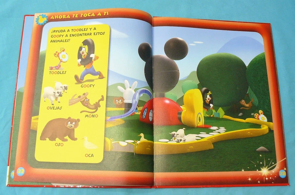 LIBRO INFANTIL LA CASA DE MICKEY MOUSE 25 JUEGA Y APRENDE CON MICKEY ¡LETRA O! - Imagen 3 de 3