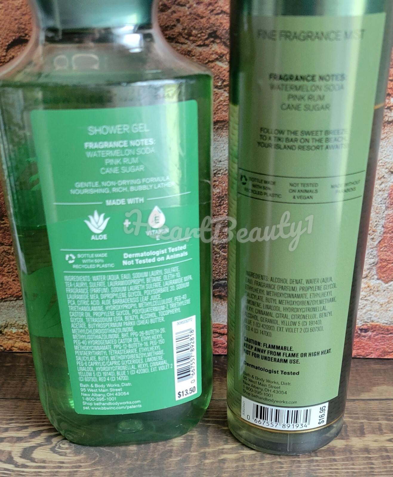 bath and body works watermelon mojito shower gel and fine fragrance ...