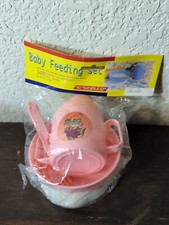 Vtg Kids Dinner Ware Children's Playset 5Pc Kitchen Toys Lot NOS Discontinued