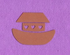 NOAH'S ARK die cuts scrapbook cards