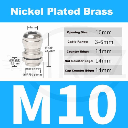 Kabelverschraubung PG7-PG63 Metrisch Metal Verschraubung M10-M100 Edelstahl IP68 - Bild 21 von 118