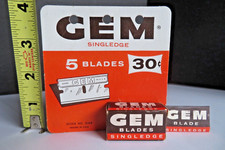 Rasoio vintage anni '50 Gem® SinglEdge *VIDEO* lame American Safety Razor Co. USA