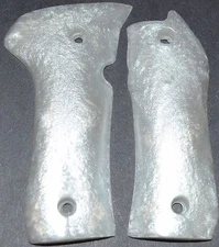 Llama 380 pistol grips smooth pearl white plastic