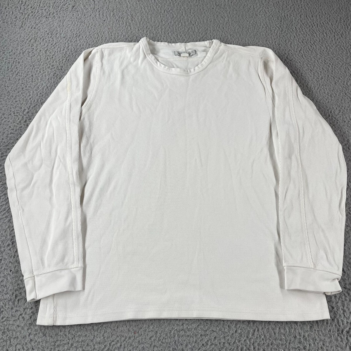 Outerknown Men's M Waffle Knit Thermal Long Sleeve Pullover Base