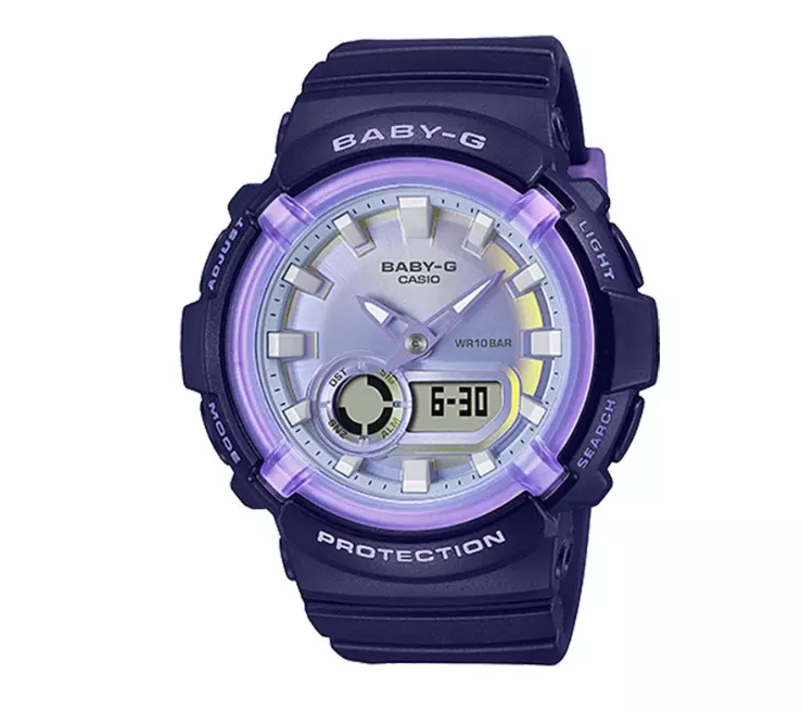 Casio Baby G BGA 280DR 2A Dark Blue Resin Band Women Sports Watch