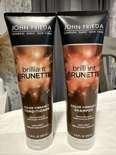 John Frieda Brilliant Brunette Color Vibrancy Shampoo & Conditioner 8.45