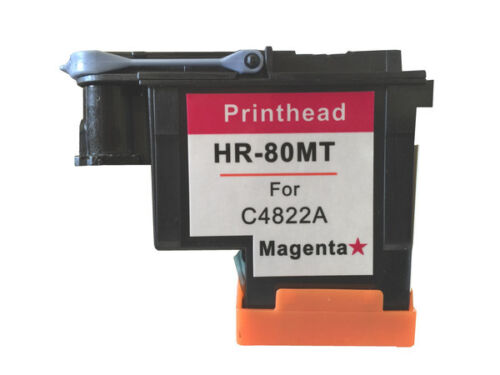 HP 80 Magenta Printhead & Cleaner C4822A HP Designjet Printers 1050c Plus 1055cm - Picture 1 of 3