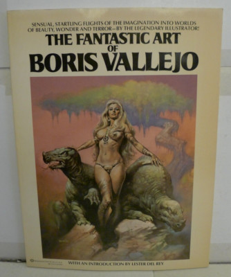The Fantastic Art of Boris Vallejo Book 1978 Softcover 2nd Edition