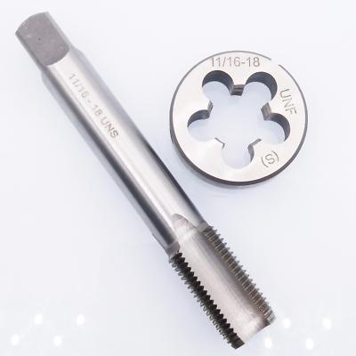 US Stock HSS 11/16-18 UNS Tap & 11/16-18 UNF Die Right Hand