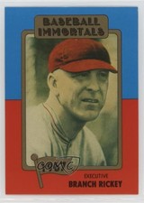 1980 SSPC Baseball Immortals 1st Printing MLB Logo Branch Rickey #105 HOF 0ot5