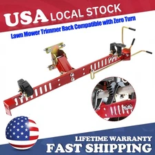 Upgraded Lawn Mower Trimmer Rack Red For Lawn Mower, Secures Trimmer Lawnmower
