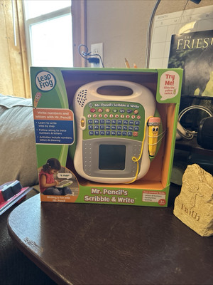 LeapFrog Mr. Pencil's Scribble and Write Learning Pad 3+ Years 2017 Brand New