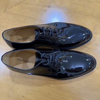 MAGNANNI  Patent Leather Derby Teatro Derby Oxfords Size US 10,5 MSRP 