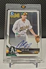 2018 Bowman Chrome #BCPA-NA Nick Allen Prospects Autograph Auto