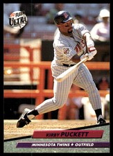 Kirby Puckett 1992 Ultra #97 Minnesota Twins MLB READ FREE SHIPPING AutographDen