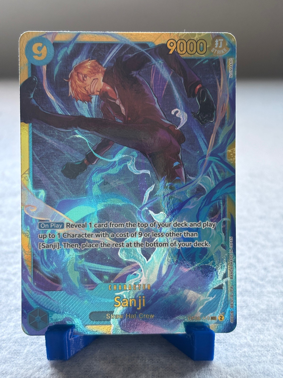 Sanji OP06-119 Secret Rare Wings of the Captain One Piece Foil Near Mint